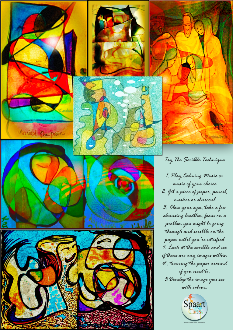 The Scribble Technique Print A1